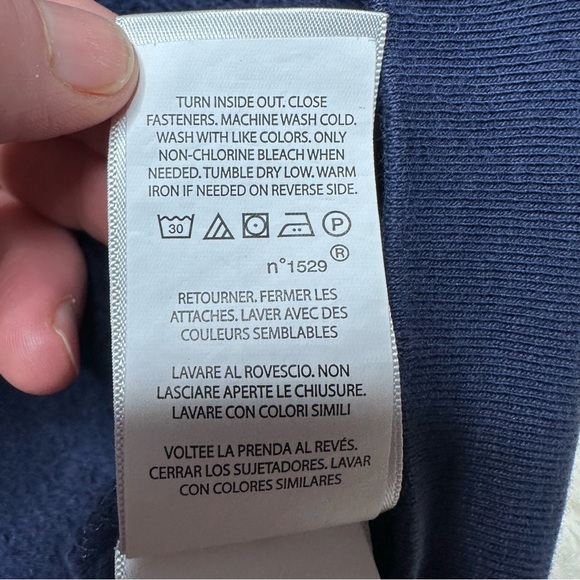 Polo by Ralph Lauren Hoodie Zippered Blue Size 7 - Picture 7 of 16